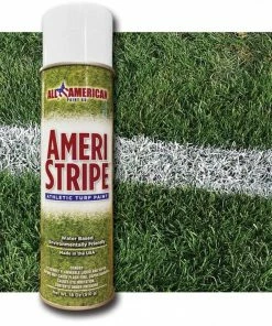 All American Paint Ameri-Stripe Athletic Aerosol Field Marking White Turf Paint - Case (12 Cans)